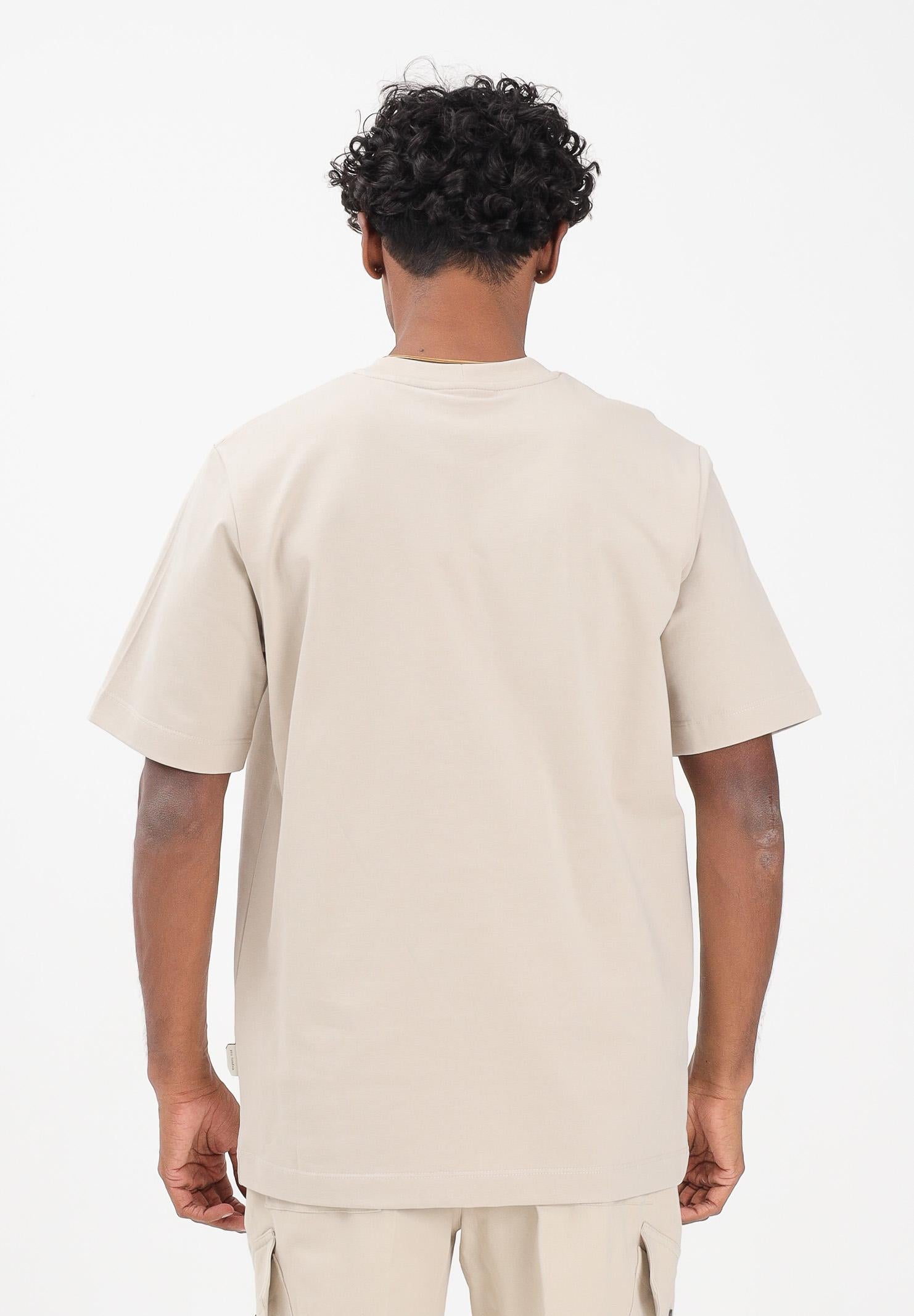 YES LONDON T-shirt a manica corta beige da uomo XM4228 BE YES LONDON 