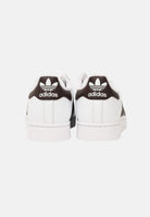 ADIDAS ORIGINALS Sneakers SUPERSTAR II bianche e marroni per uomo e donna KI4163 . ADIDAS ORIGINALS 