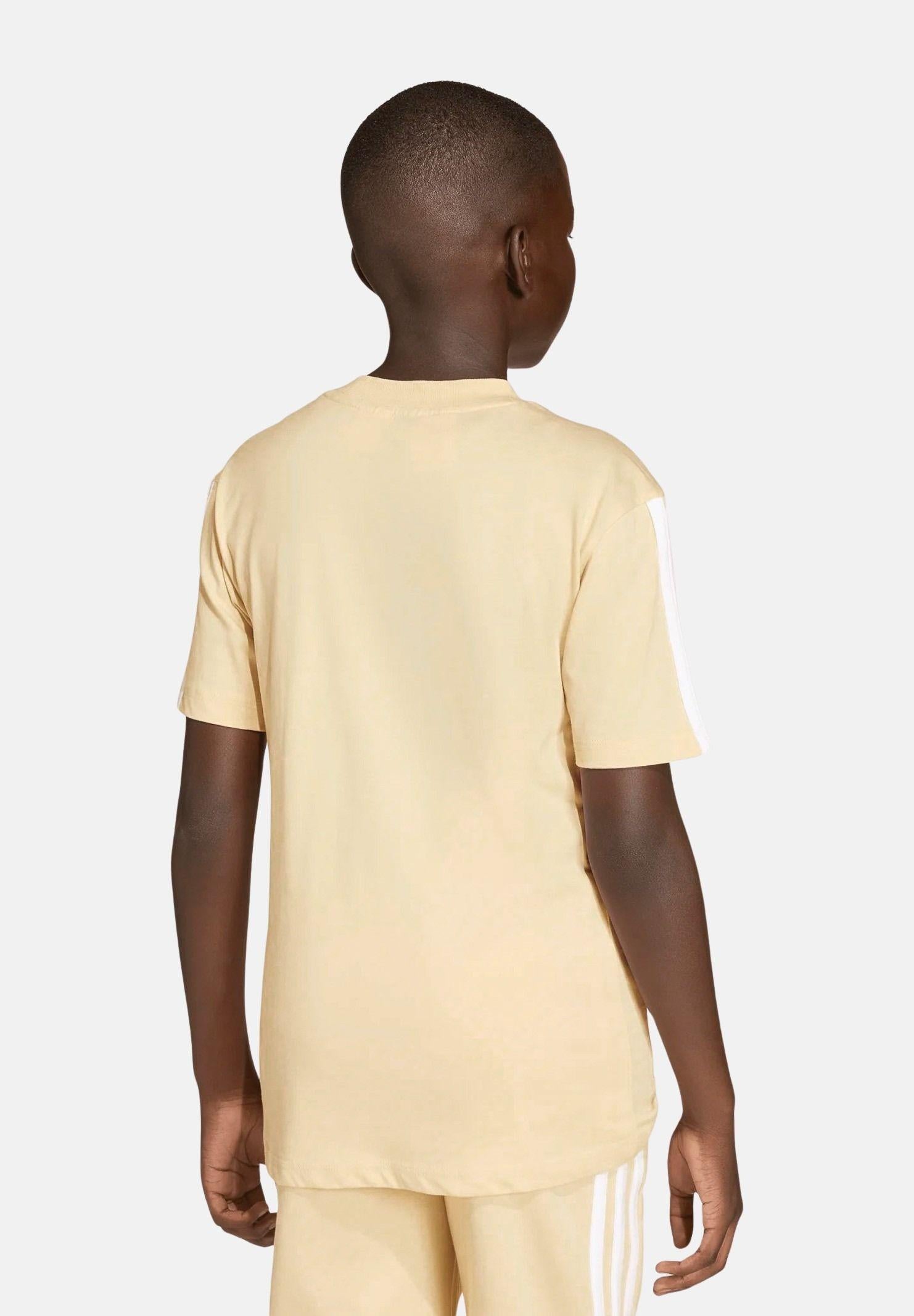 ADIDAS PERFORMANCE T-shirt a manica corta Essentials gialla per bambino e bambina KD8552 . ADIDAS PERFORMANCE 