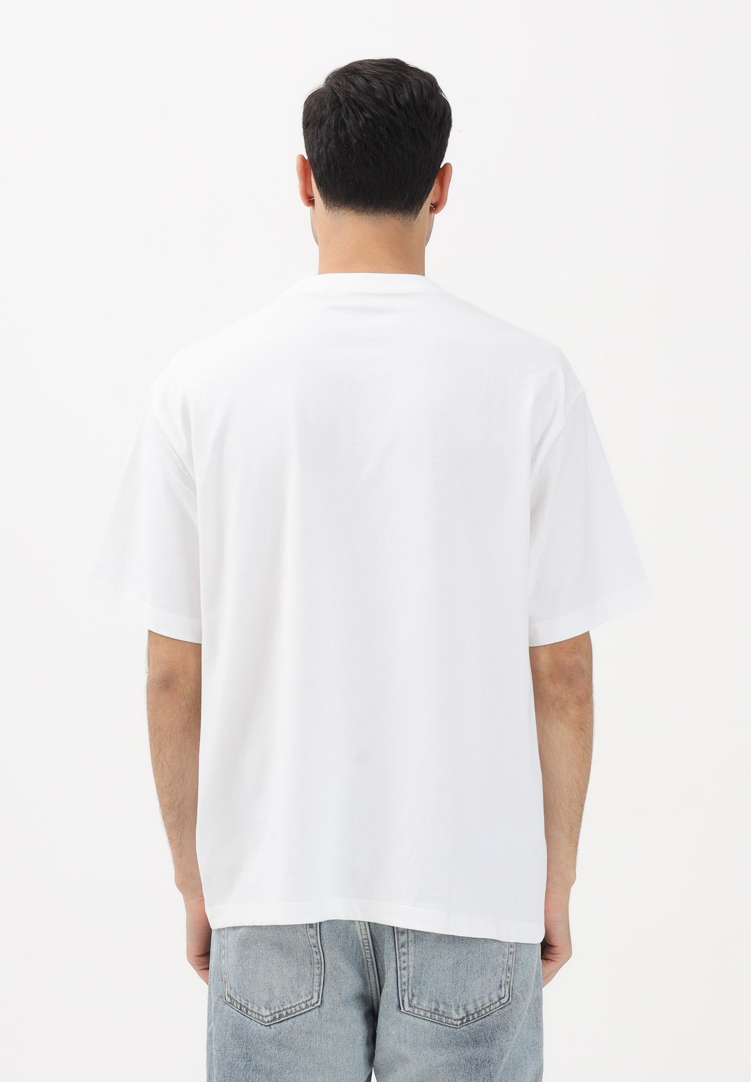 CALVIN KLEIN JEANS T-shirt a manica corta bianca da uomo con logo LV04RE815GYAF . CALVIN KLEIN JEANS 