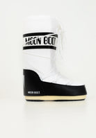 Stivali da neve ICON bianco e nero per uomo e donna 80D1400440 NA02 MOON BOOT 
