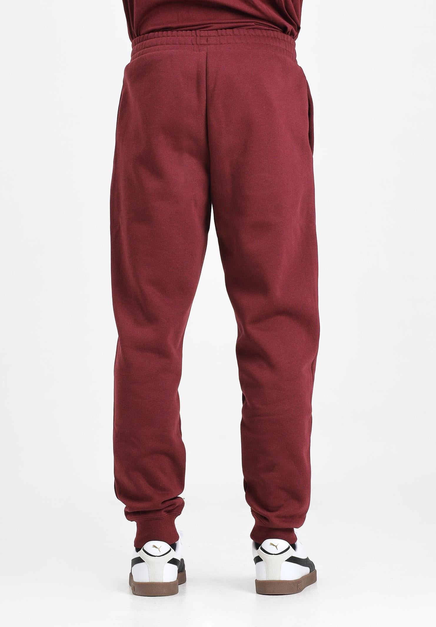 PUMA Pantalone sportivo Essentials con logo N. 1 bicolore bordeaux da uomo 684713 96 PUMA 
