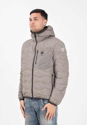BLAUER Piumino WAX AD ONDE WAVE beige da uomo 25WBLUC03074-007314 341 BLAUER 