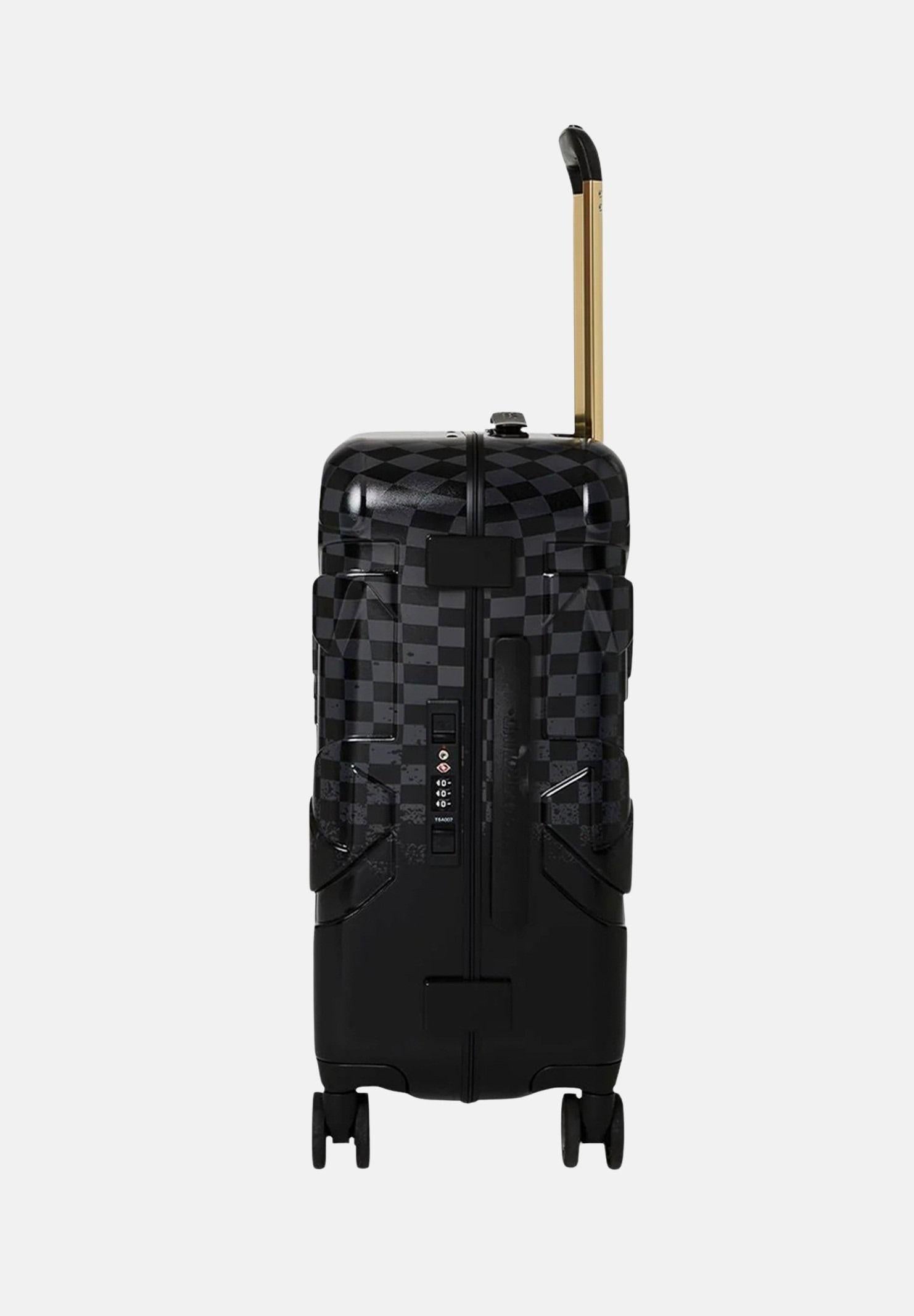 SPRAYGROUND Trolley SPRITZ BLACK CARRY-ON HARD LUGGAGE nero per uomo e donna 910CL288NSZ . SPRAYGROUND 