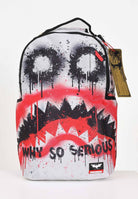 SPRAYGROUND Zaino THE JOKER MAKEUP SHARK MOUTH DLXR bianco per uomo e donna 910B7120NSZ  SPRAYGROUND 
