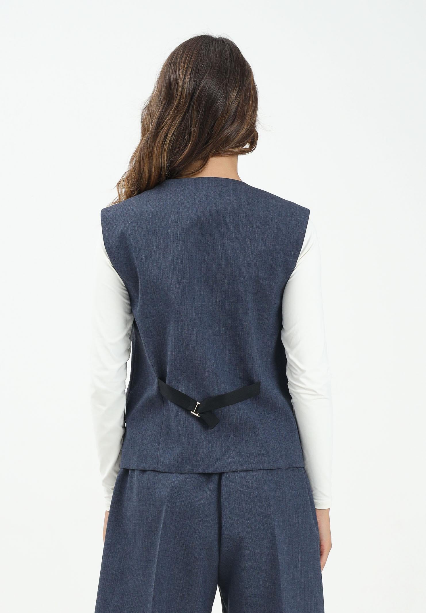 PINKO Gilet blu da donna 105664A2SN G07 PINKO 