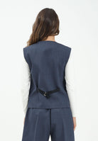 PINKO Gilet blu da donna 105664A2SN G07 PINKO 