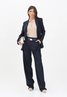 MAX MARA Pantalone elegante Bergamo blu da donna 2526136061600 008 MAX MARA 