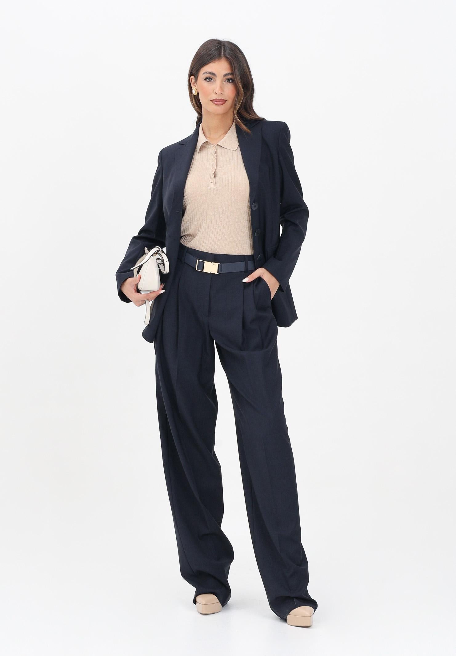 MAX MARA Pantalone elegante Bergamo blu da donna 2526136061600 008 MAX MARA 