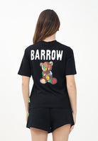 BARROW T-shirt a manica corta nera per donna, ragazzi e bambini con varie stampe S5BKJUTH023 110 BARROW 