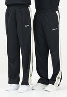 BARROW Pantalone sportivo nero per uomo e donna con bande laterali a contrasto S5BWUAPA016 110 BARROW 