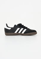 ADIDAS ORIGINALS Sneakers Samba OG Comfort Closure Elastic Lace nere per bambino e bambina JQ6390  ADIDAS ORIGINALS 