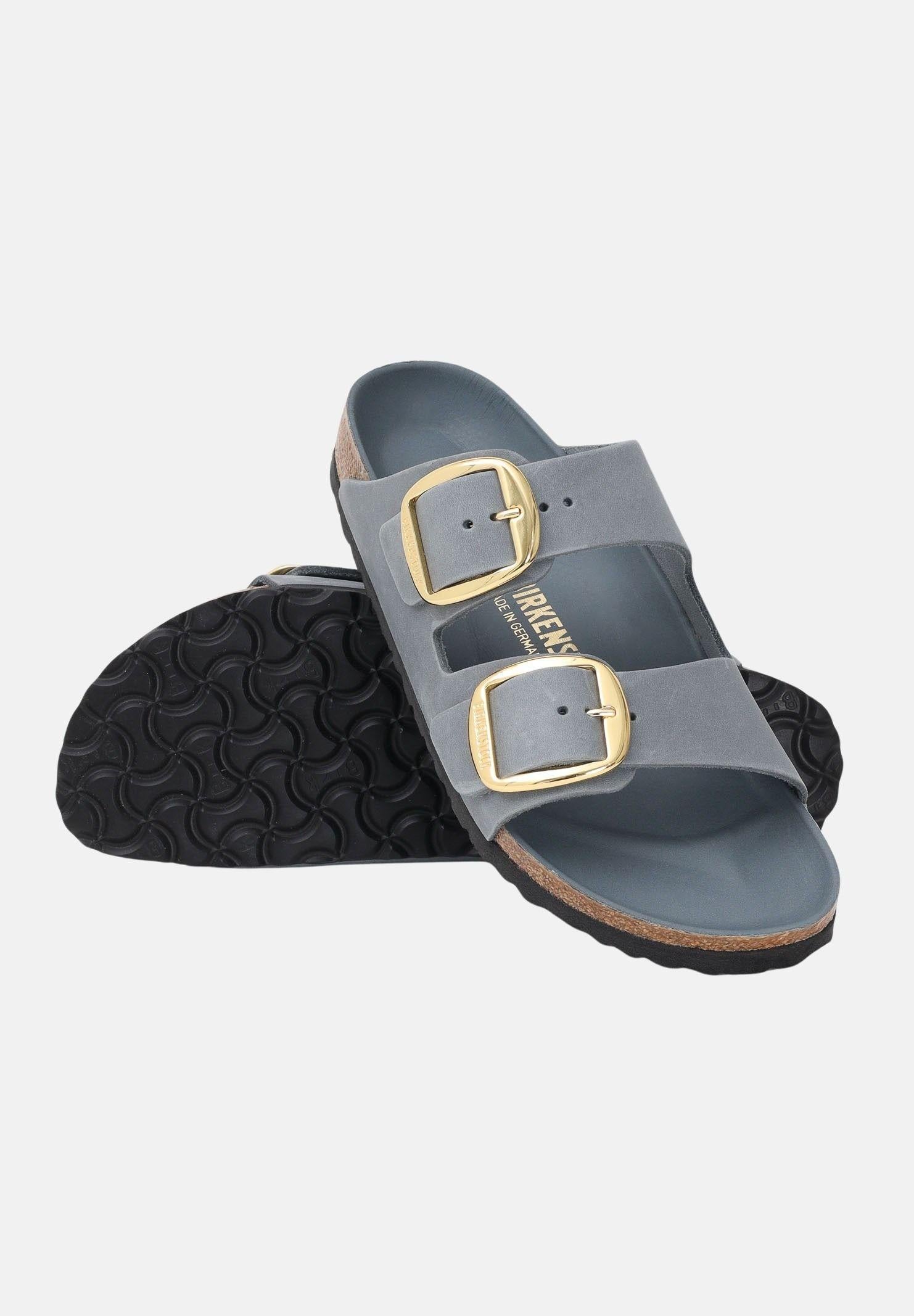 BIRKENSTOCK Ciabatte Arizona Big Buckle grigie da donna 1032071 . BIRKENSTOCK 