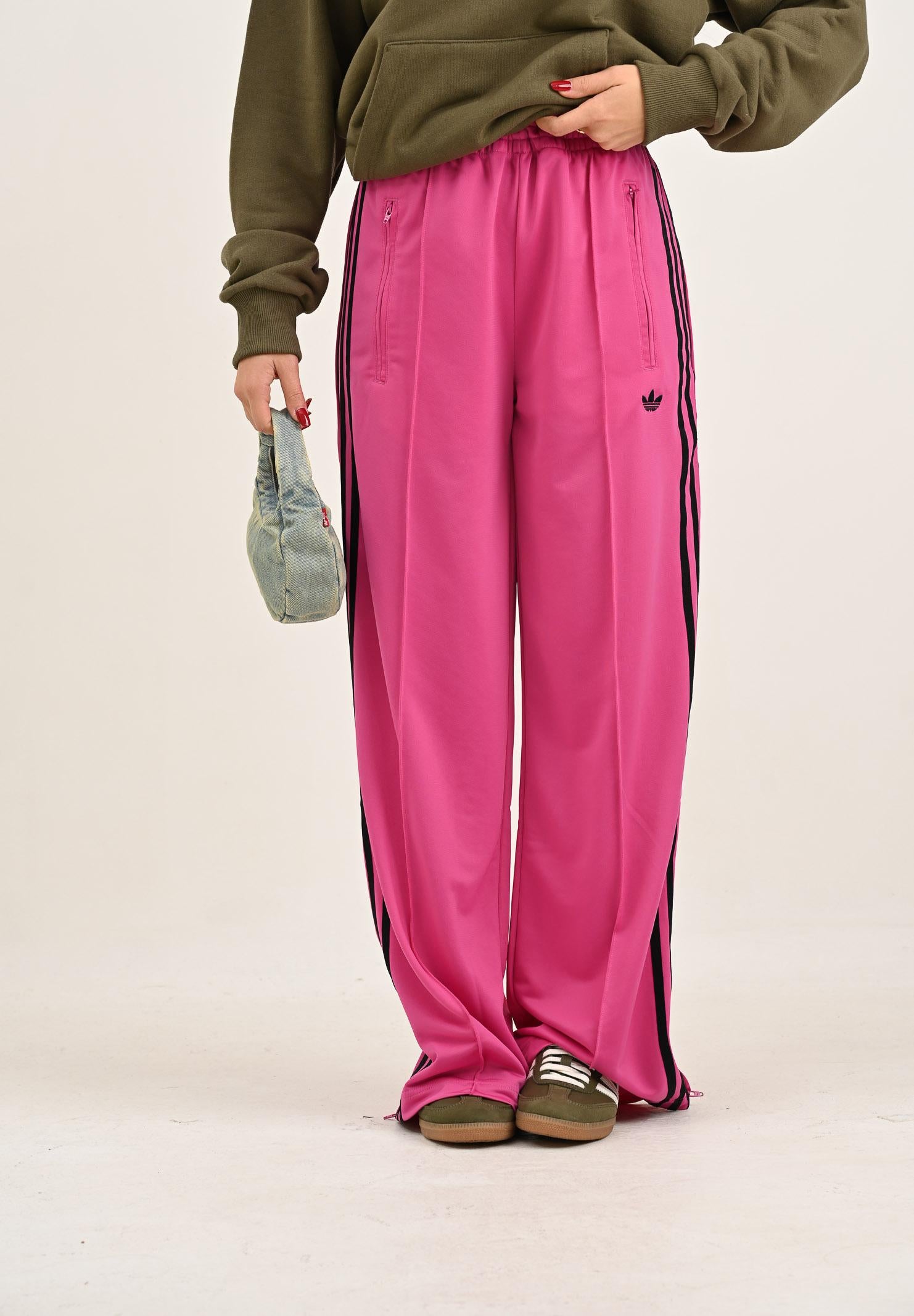 ADIDAS ORIGINALS Pantalone sportivo Adicolor Classic Firebird Loose fucsia da donna JY2696  ADIDAS ORIGINALS 