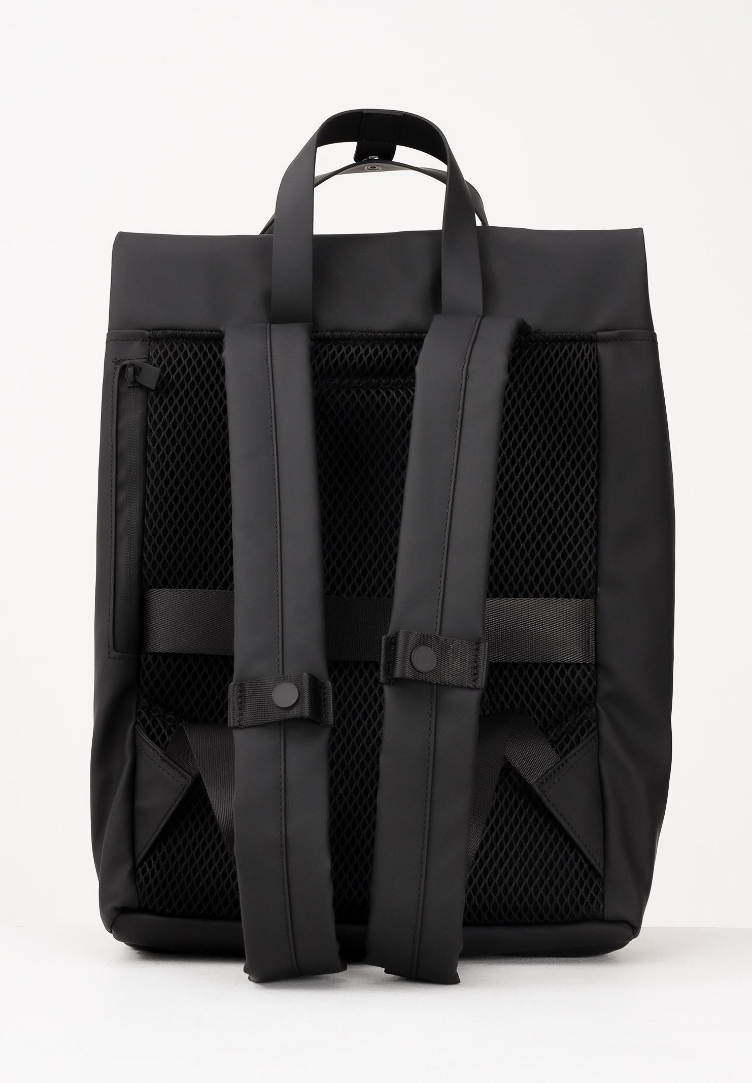 RAINS Zaino 2 Way nero per uomo e donna RA12940 BLA RAINS 