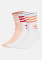 ADIDAS ORIGINALS Calzini (3 paia) Mid Cut bianchi e rosa da donna JI9472  ADIDAS ORIGINALS 