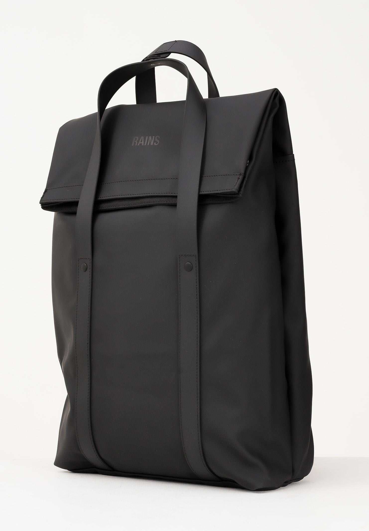 RAINS Zaino 2 Way nero per uomo e donna RA12940 BLA RAINS 