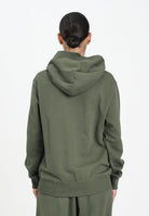 DIESEL Felpa con cappuccio verde militare per donna, ragazzi e bambini rifinita da patch D J025020GEAD K513 DIESEL 