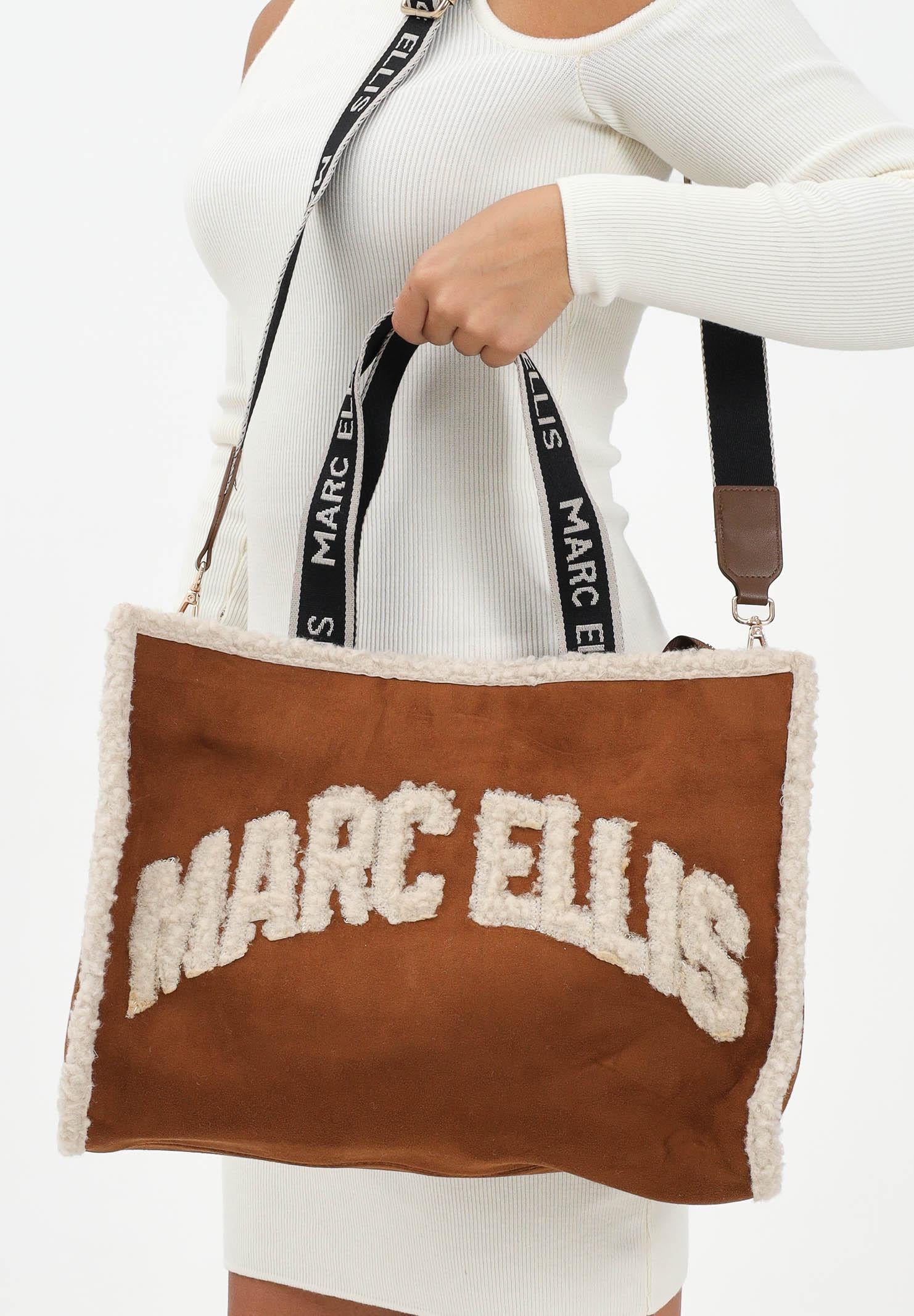MARC ELLIS Shopper a mano Buby Ewe L25 cuoio da donna BUBY-EWE-L25 CU MARC ELLIS 