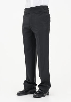 PATRIZIA PEPE Pantalone elegante nero da uomo con cintura alta 5P0557A1WK K102 PATRIZIA PEPE 