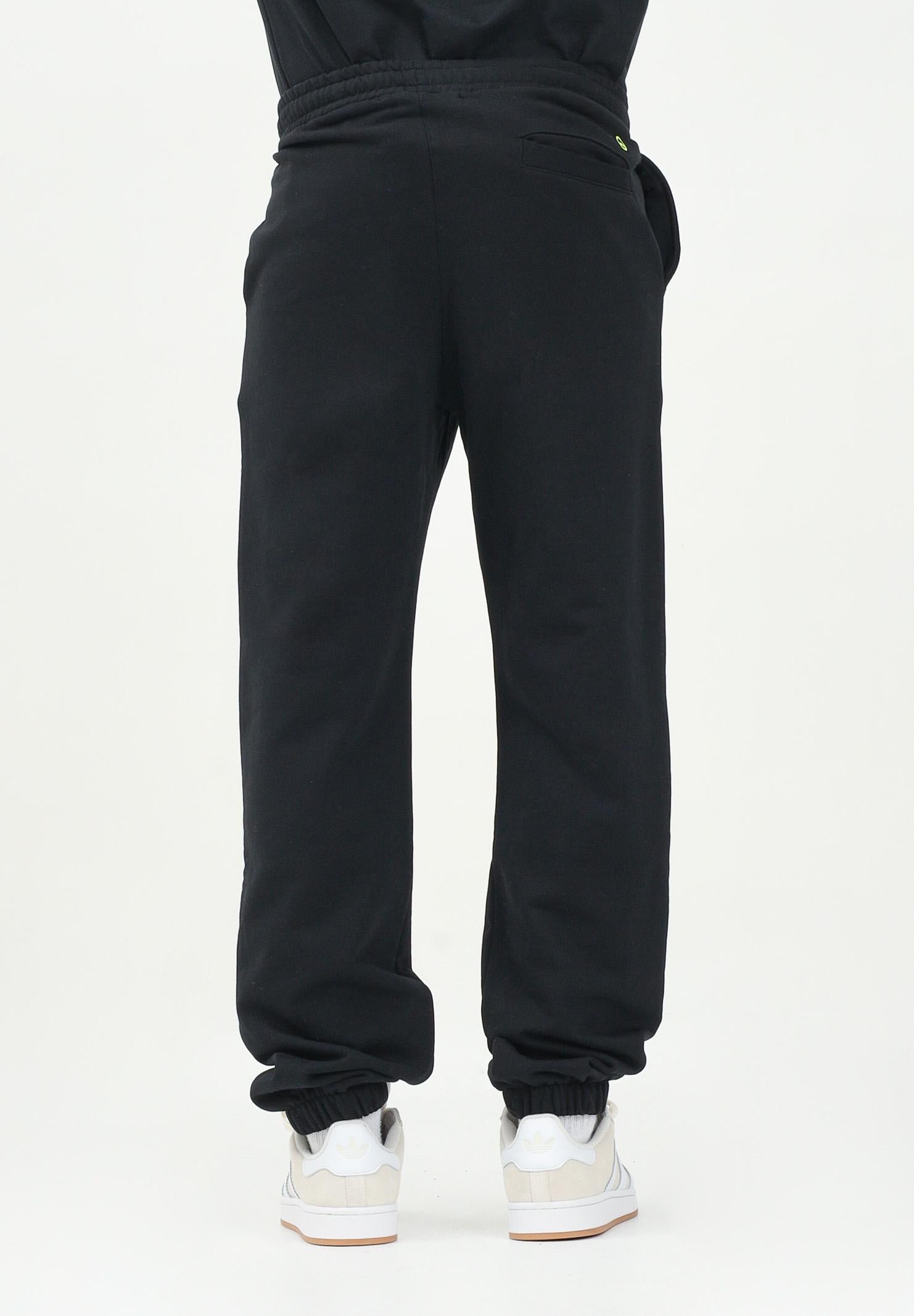 BARROW Pantalone sportivo nero per uomo e donna con stampa logo S5BWUAFP085 110 BARROW 