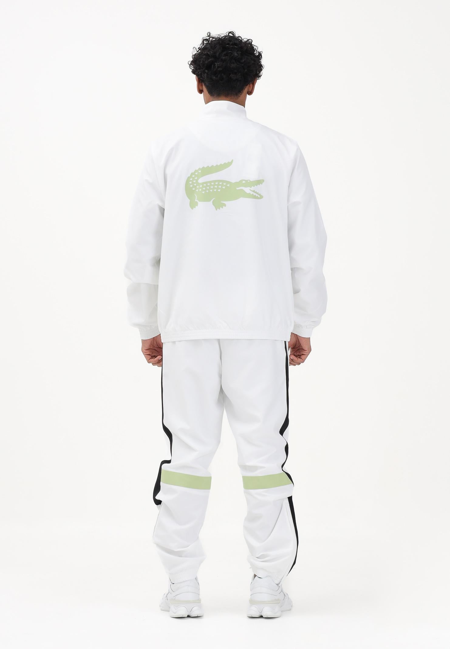 LACOSTE Tuta bianca da uomo con stampa WH0226 4AJ LACOSTE 