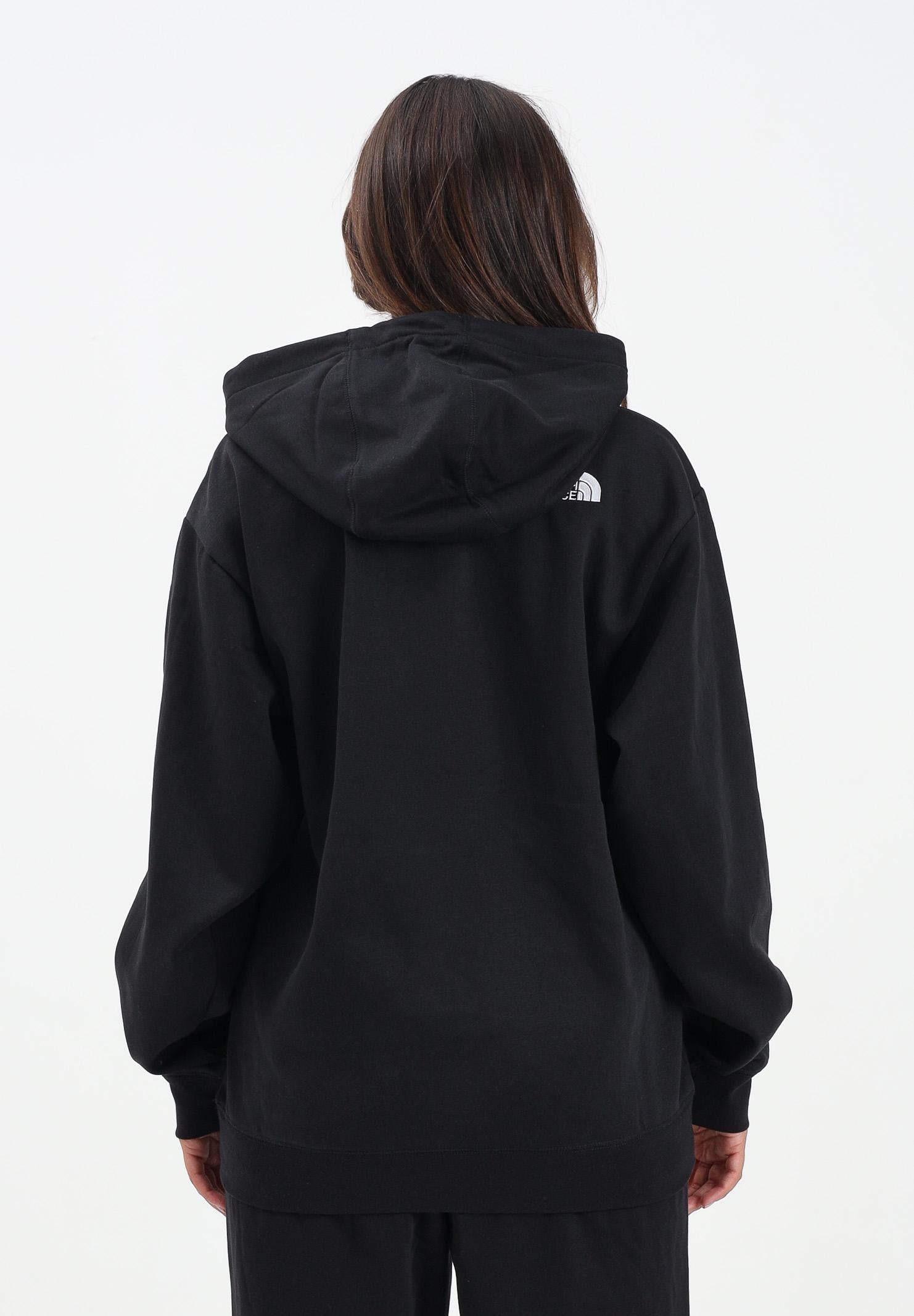 THE NORTH FACE Felpa con cappuccio Essential nera da donna NF0A89ENJK31 . THE NORTH FACE 