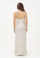 MAR DE MARGARITAS Abito lungo Riley panna da donna con micro stampa floreale MMABW01529 BI115 Mar de margaritas 