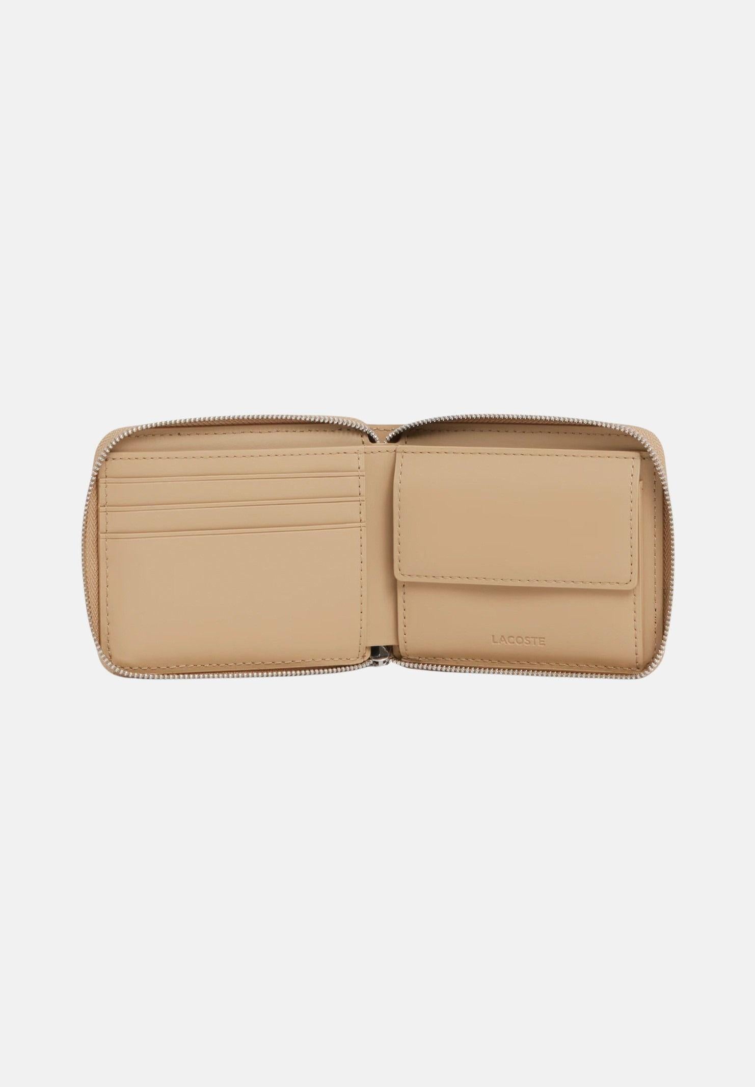LACOSTE Portafogli beige da uomo con motivo monogram NH4005 R59 LACOSTE 