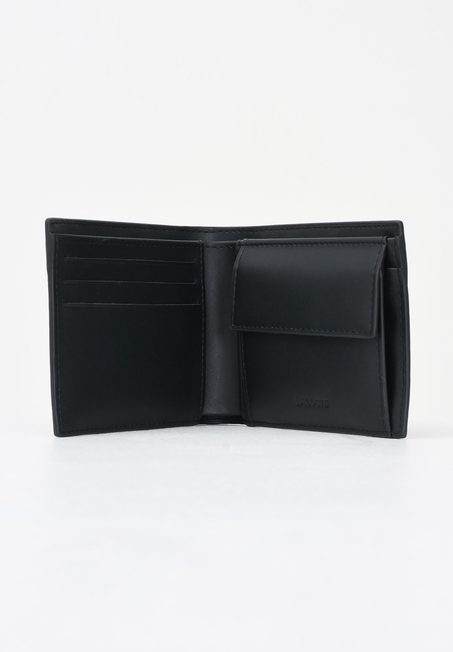 LACOSTE Portafogli Mogramme nero da uomo NH4400 000 LACOSTE 