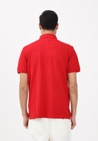 TOMMY HILFIGER Polo a manica corta rossa da uomo con logo MW0MW17770 XLD TOMMY HILFIGER 