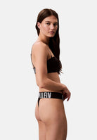 CALVIN KLEIN Perizoma nero da donna con logo LV00QF8597 UB1 CALVIN KLEIN 