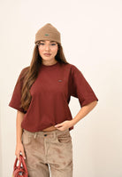 DICKIES T-shirt a manica corta Clancy bordeaux da uomo DK0A4Z4LL161 . DIckies 