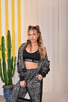 PUMA Pantalone sportivo T7 Leo Luxe Aop Straight Op nero da donna 632343 01 PUMA 