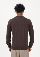 LACOSTE Maglioncino girocollo marrone da uomo AH1985 3LA LACOSTE 