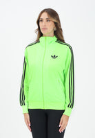 ADIDAS ORIGINALS Felpa con zip adicolor Classic Firebird Loose verde fluo da donna JX7859  ADIDAS ORIGINALS 