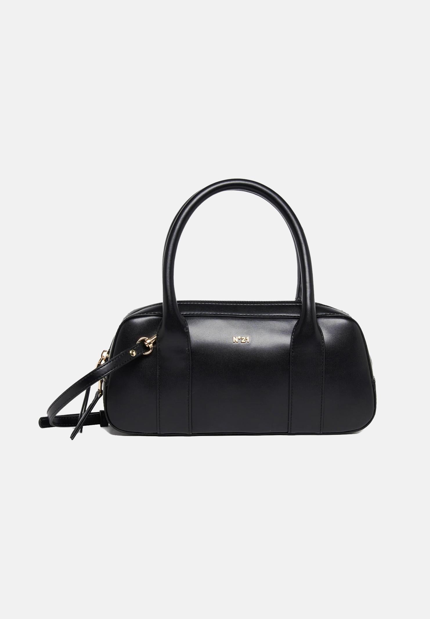 N21 Borsa a spalla nera da donna con forma strutturata N210D1N0246 0N900 N21 