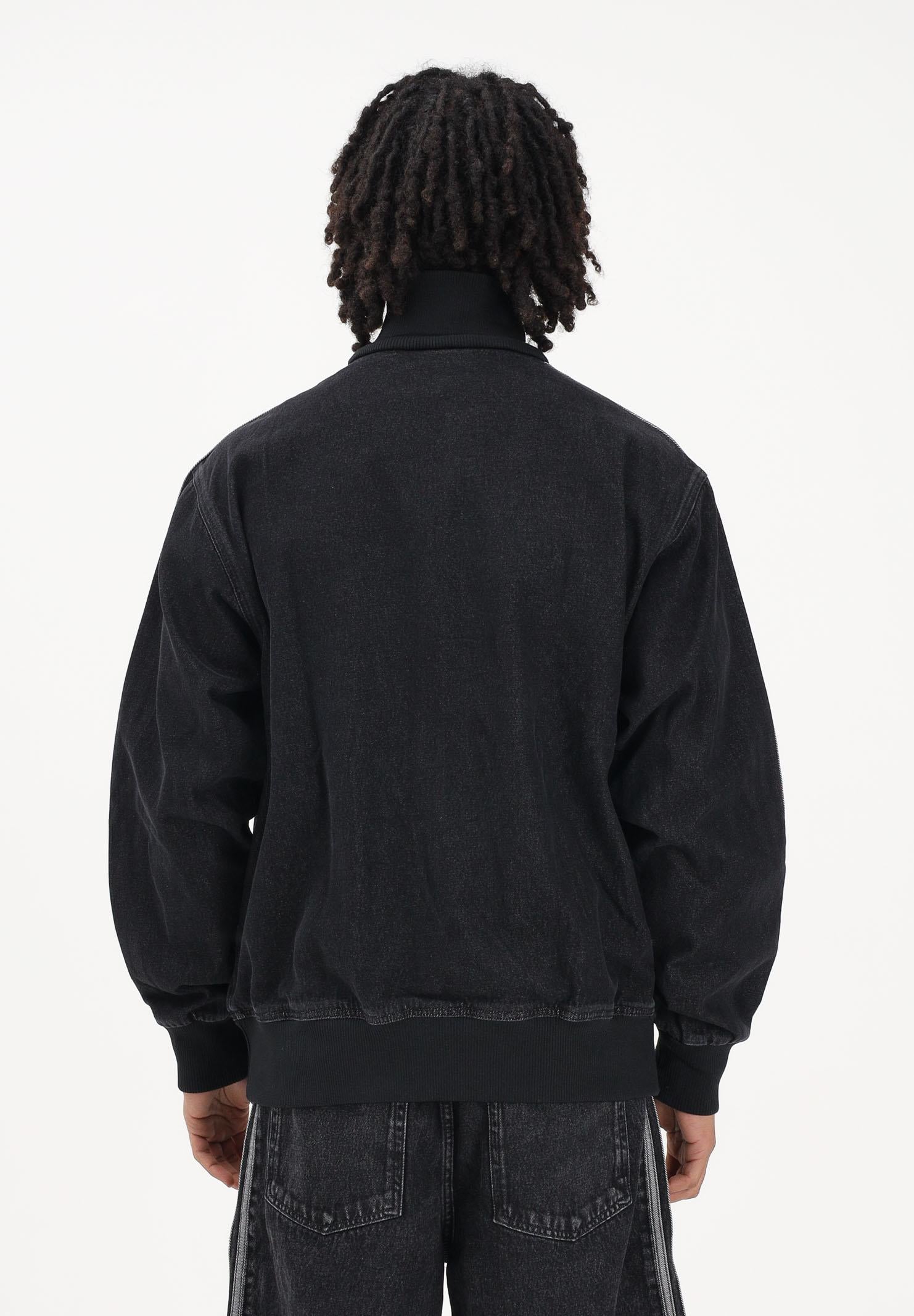 ADIDAS ORIGINALS Giubbotto Adicolor Denim Firebird nero da uomo KD1516 . ADIDAS ORIGINALS 