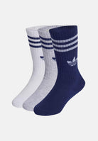 ADIDAS ORIGINALS Calzini (6 paia) 3-Stripes blu, bianco e grigio per bambino e bambina KD8423 . ADIDAS ORIGINALS 