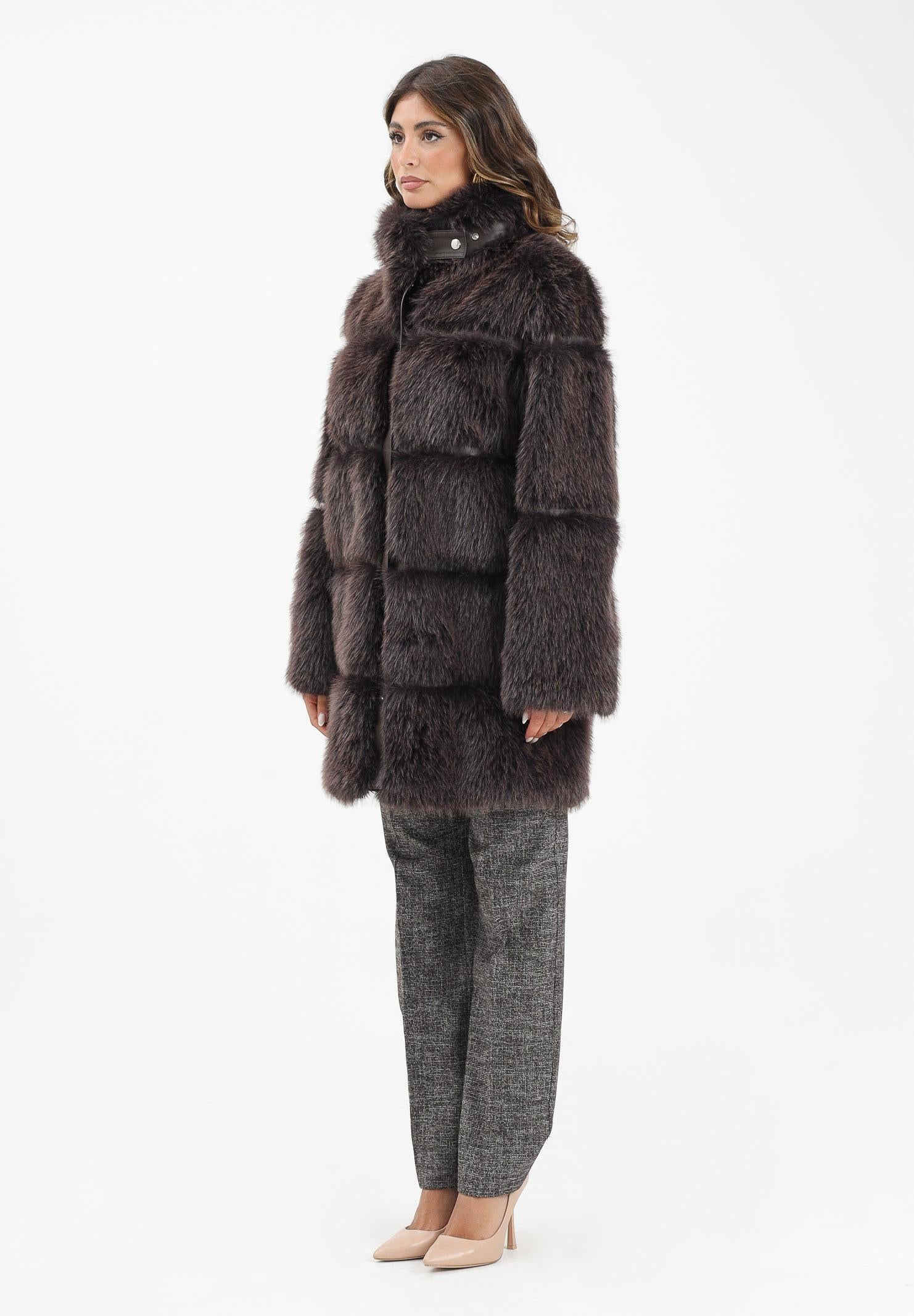 PATRIZIA PEPE Pelliccia marrone da donna 2O0175E077 B857 PATRIZIA PEPE 
