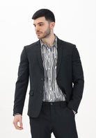 PATRIZIA PEPE Giacca monopetto nera da uomo 5SB652A590 K103 PATRIZIA PEPE 