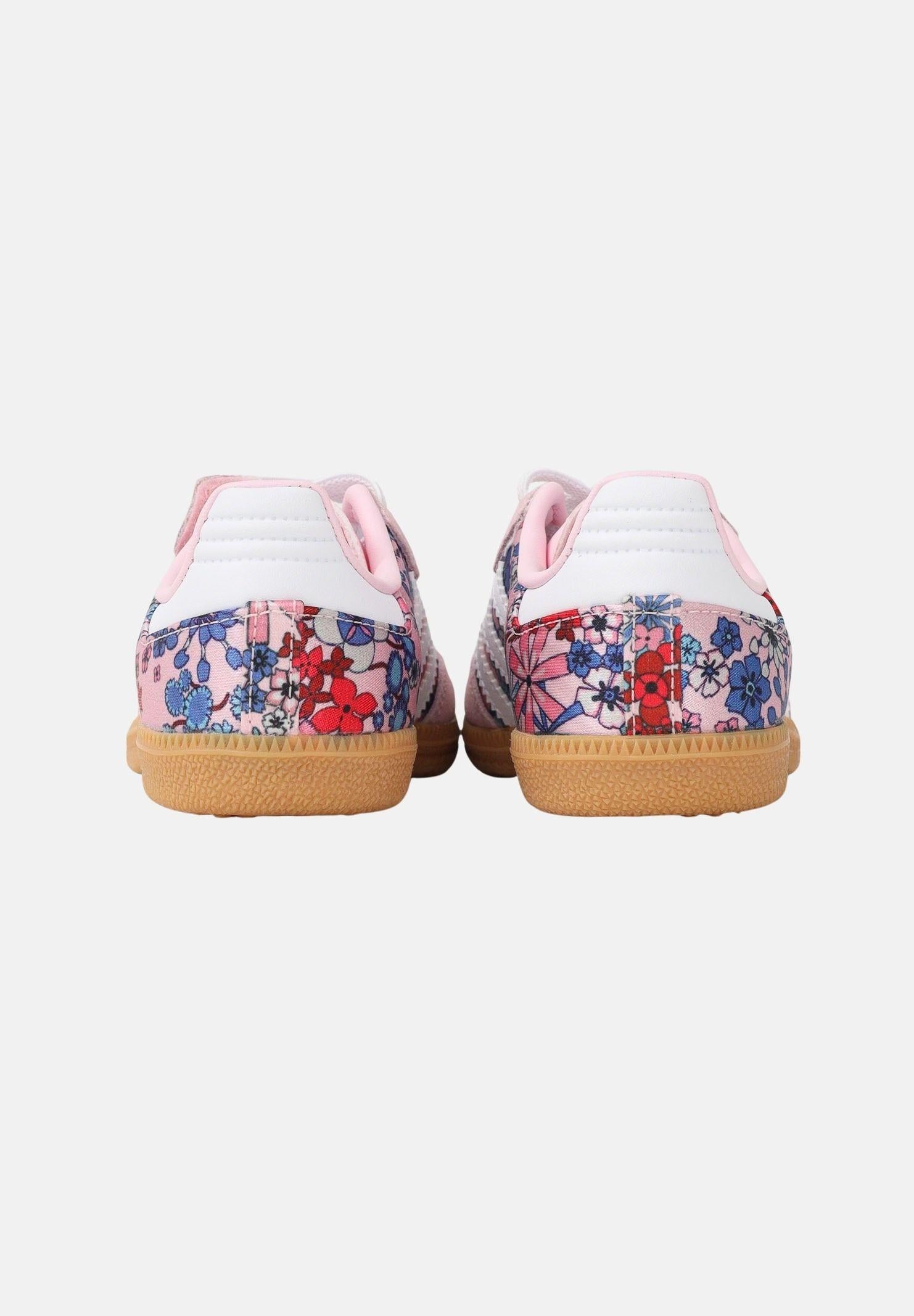 ADIDAS ORIGINALS Sneakers ADIDAS LIBERTY LONDON SAMBA OG COMFORT CLOSURE ELASTIC LACE rosa da bambina JQ2007 . ADIDAS ORIGINALS 