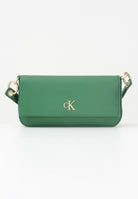 CALVIN KLEIN Borsa a spalla verde da donna con logo LV04K3161G 0K6 CALVIN KLEIN 