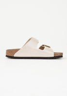 BIRKENSTOCK Ciabatte Arizona Big Buckle Birko-Flor bianco perla da donna 1020021 . BIRKENSTOCK 