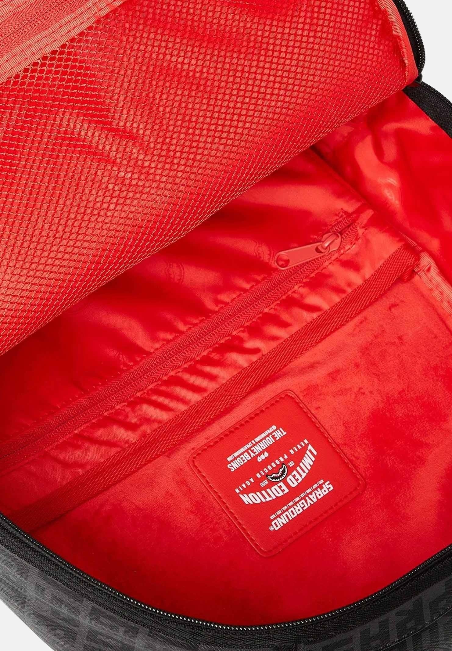 SPRAYGROUND Zaino SHARK CENTRAL SPLIT INFINITY DLXSV nero per uomo e donna 910B6249NSZ  SPRAYGROUND 