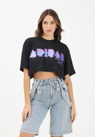 ADIDAS ORIGINALS T-shirt a manica corta adidas x Jeremy Scott nera da donna JL7613 . ADIDAS ORIGINALS 