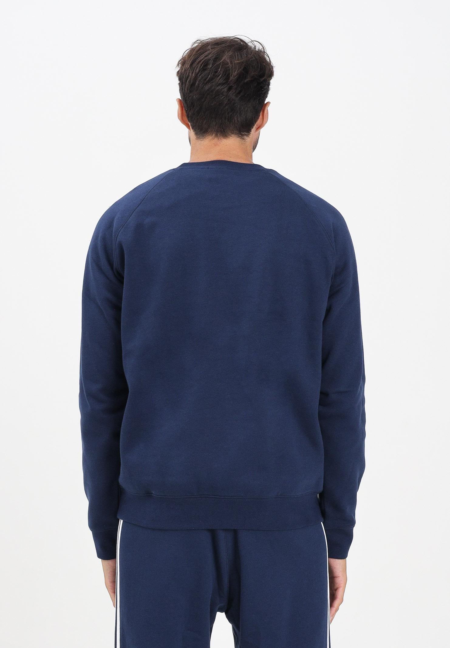 ADIDAS ORIGINALS Felpa girocollo Adicolor Classics 3-Stripes Crew blu da uomo IM4515  ADIDAS ORIGINALS 