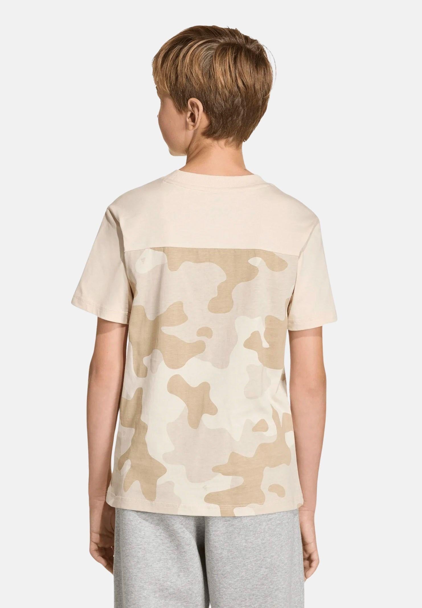 ADIDAS PERFORMANCE T-shirt a manica corta Seasonal Essentials beige per bambino e bambina KD3388 . ADIDAS PERFORMANCE 