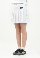 BARROW Gonna corta bianca per donna e bambina con logo S5BKJGSK145 002 BARROW 