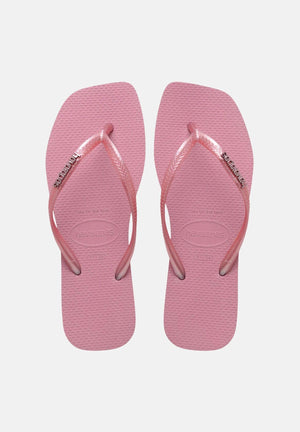 HAVAIANAS Infradito Square Logo Metallic rosa da donna 4148257 1105 HAVAIANAS 